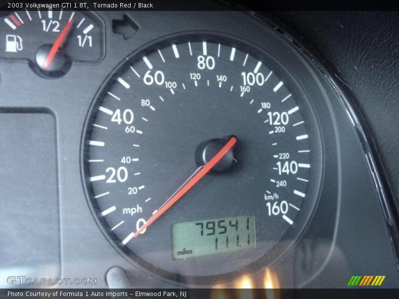 Tornado Red / Black 2003 Volkswagen GTI 1.8T
