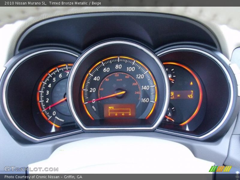 Tinted Bronze Metallic / Beige 2010 Nissan Murano SL