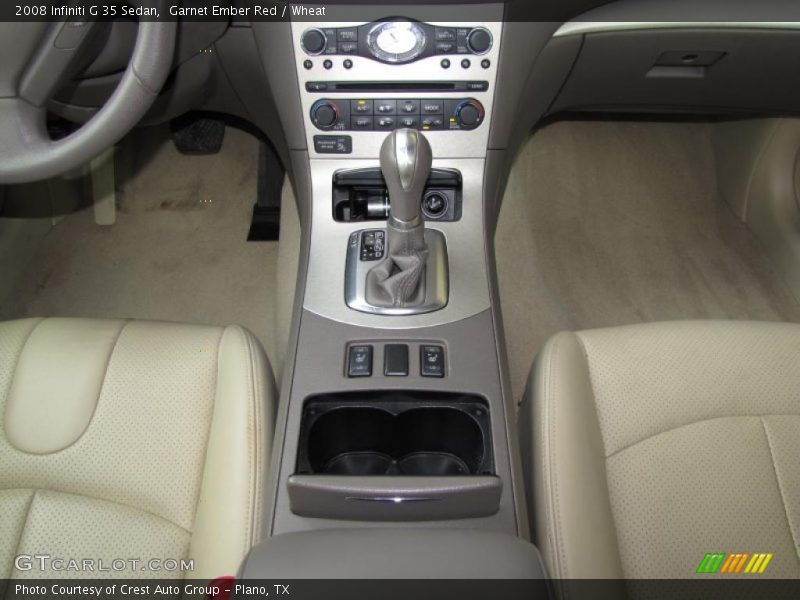 Garnet Ember Red / Wheat 2008 Infiniti G 35 Sedan