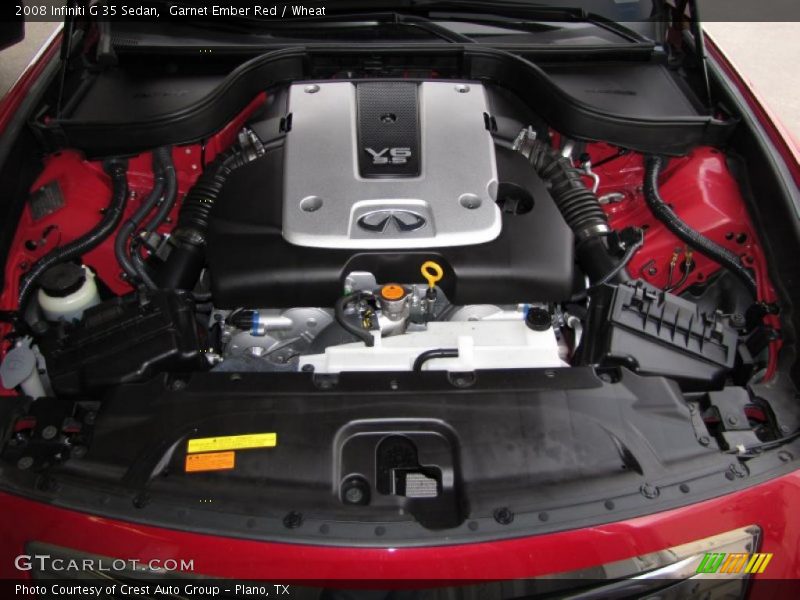 Garnet Ember Red / Wheat 2008 Infiniti G 35 Sedan