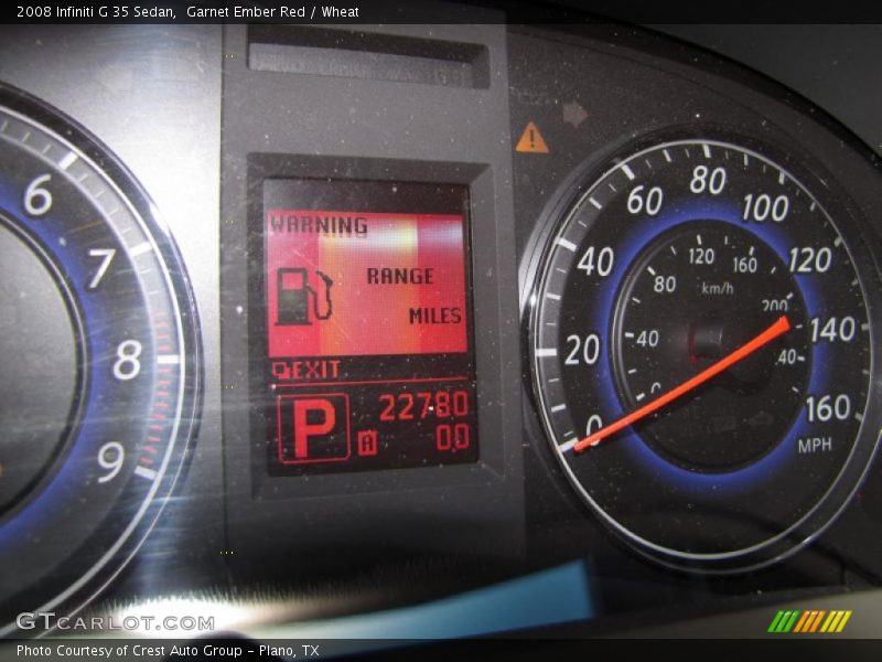 Garnet Ember Red / Wheat 2008 Infiniti G 35 Sedan
