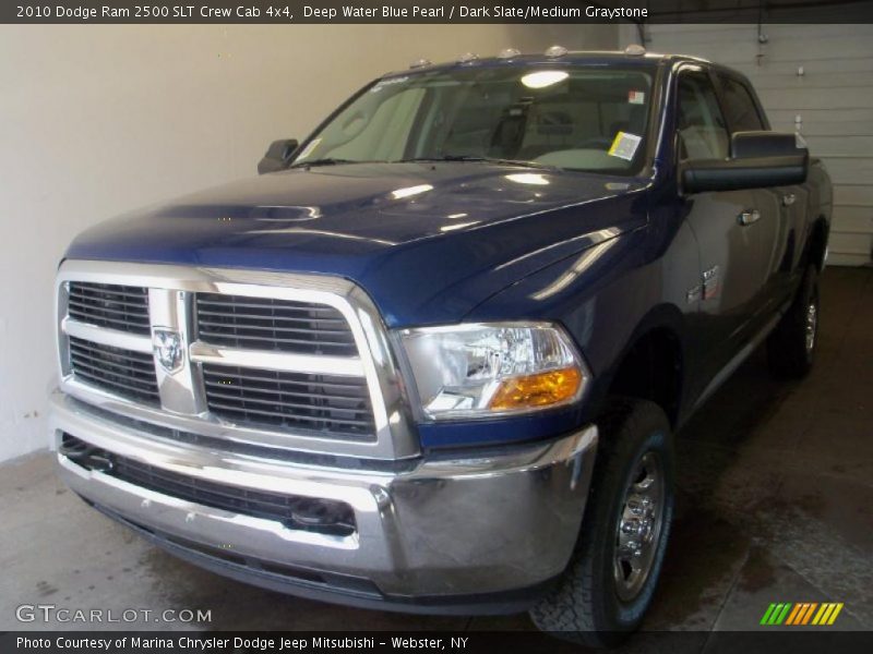 Deep Water Blue Pearl / Dark Slate/Medium Graystone 2010 Dodge Ram 2500 SLT Crew Cab 4x4