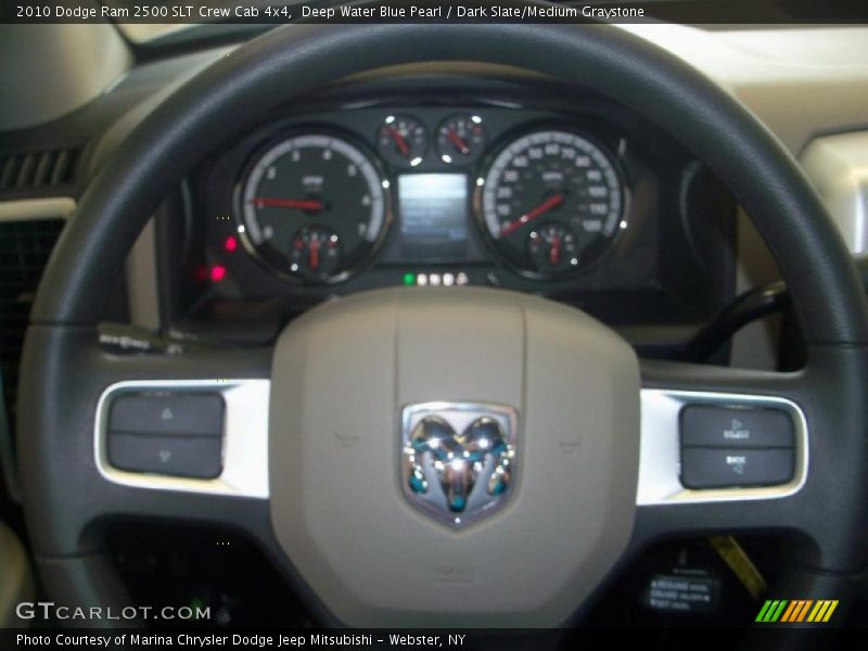 Deep Water Blue Pearl / Dark Slate/Medium Graystone 2010 Dodge Ram 2500 SLT Crew Cab 4x4