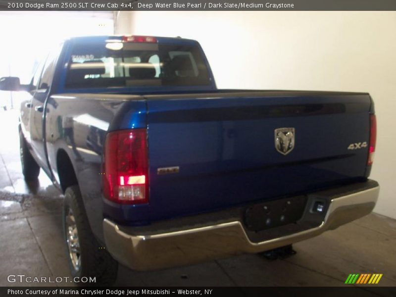 Deep Water Blue Pearl / Dark Slate/Medium Graystone 2010 Dodge Ram 2500 SLT Crew Cab 4x4