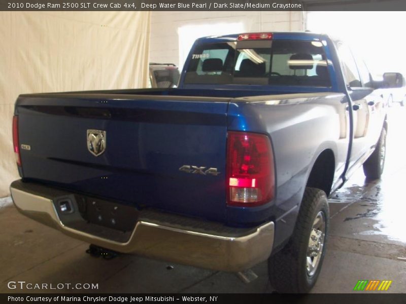 Deep Water Blue Pearl / Dark Slate/Medium Graystone 2010 Dodge Ram 2500 SLT Crew Cab 4x4