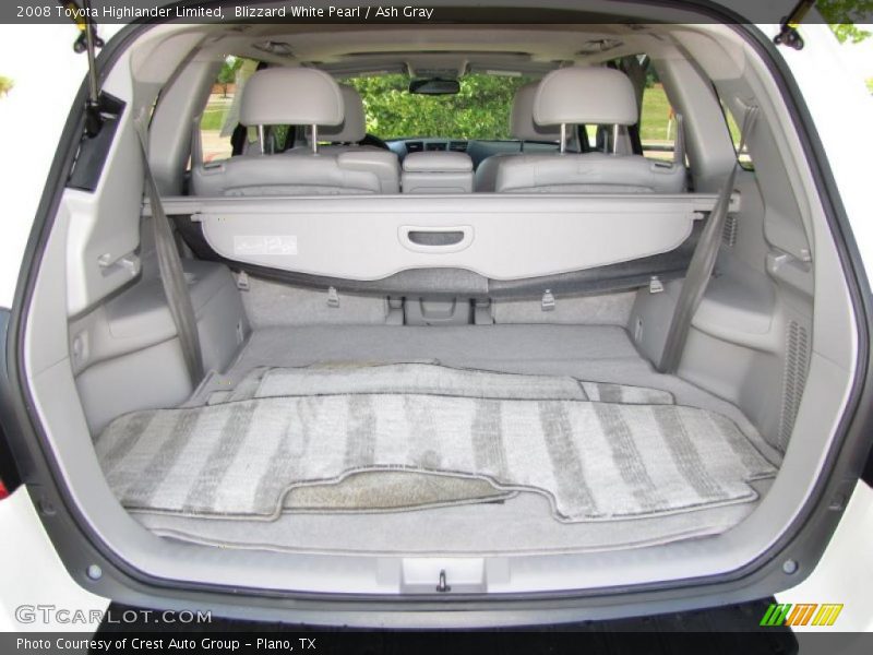 Blizzard White Pearl / Ash Gray 2008 Toyota Highlander Limited