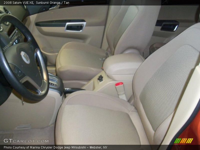 Sunburst Orange / Tan 2008 Saturn VUE XE