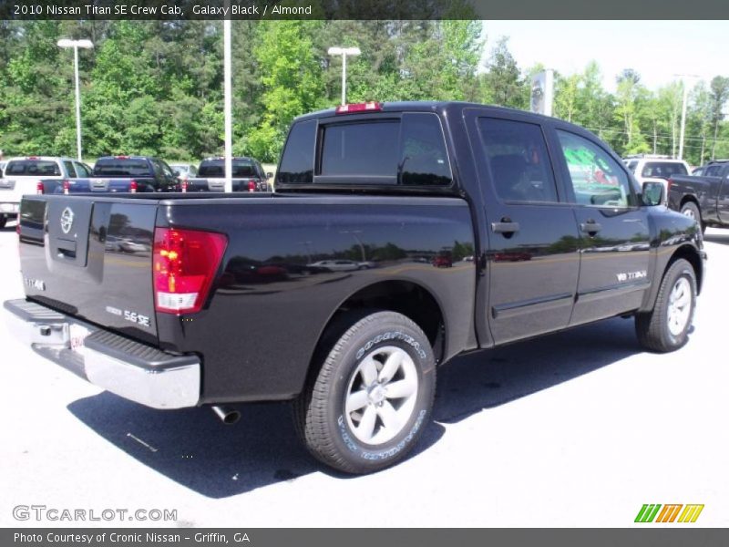 Galaxy Black / Almond 2010 Nissan Titan SE Crew Cab