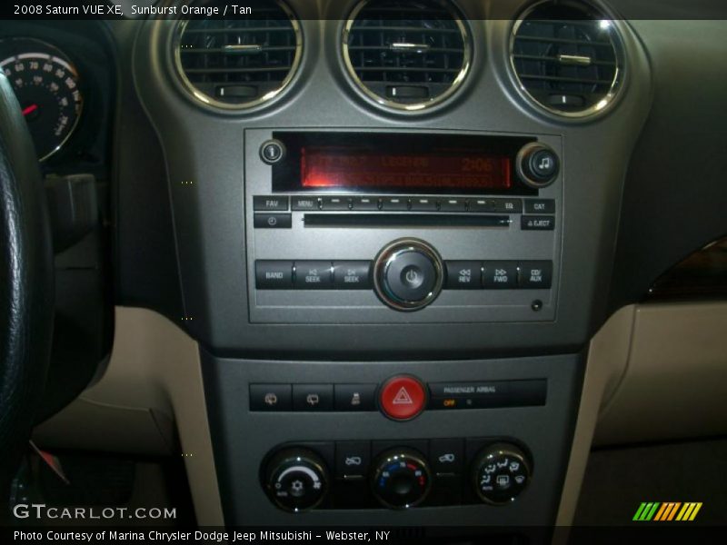 Sunburst Orange / Tan 2008 Saturn VUE XE