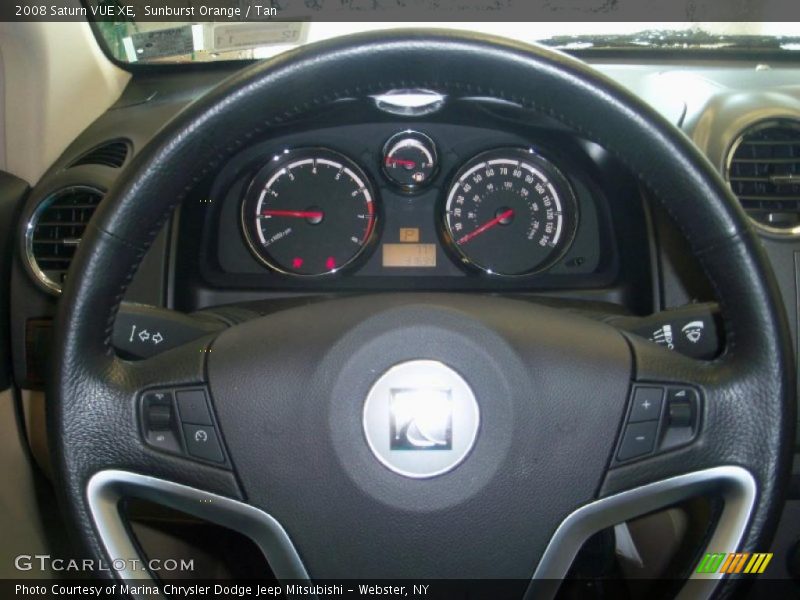 Sunburst Orange / Tan 2008 Saturn VUE XE