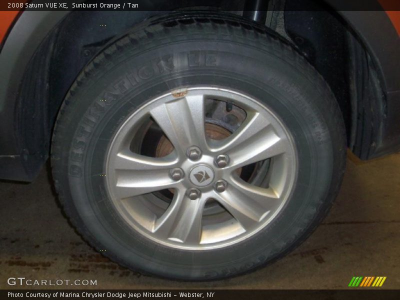Sunburst Orange / Tan 2008 Saturn VUE XE