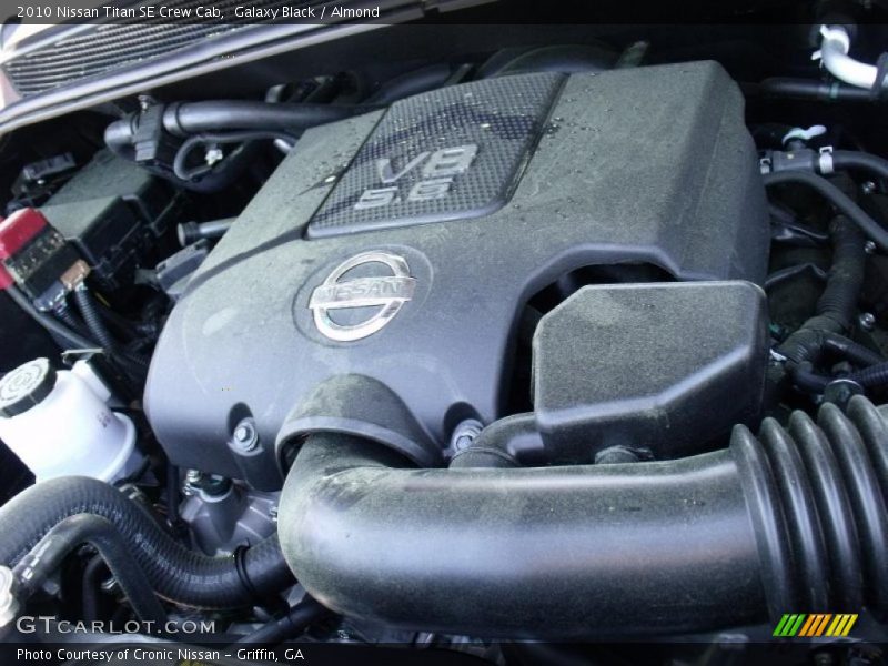 Galaxy Black / Almond 2010 Nissan Titan SE Crew Cab