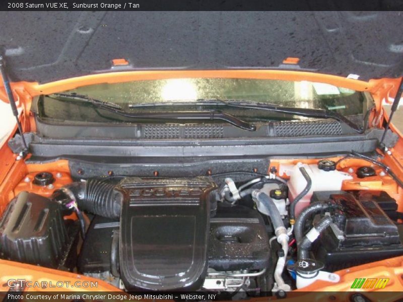 Sunburst Orange / Tan 2008 Saturn VUE XE