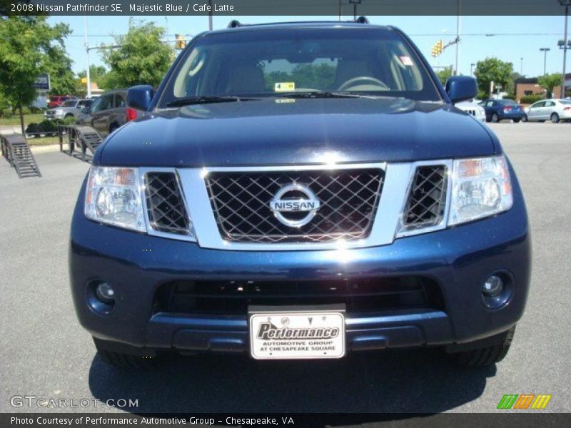 Majestic Blue / Cafe Latte 2008 Nissan Pathfinder SE