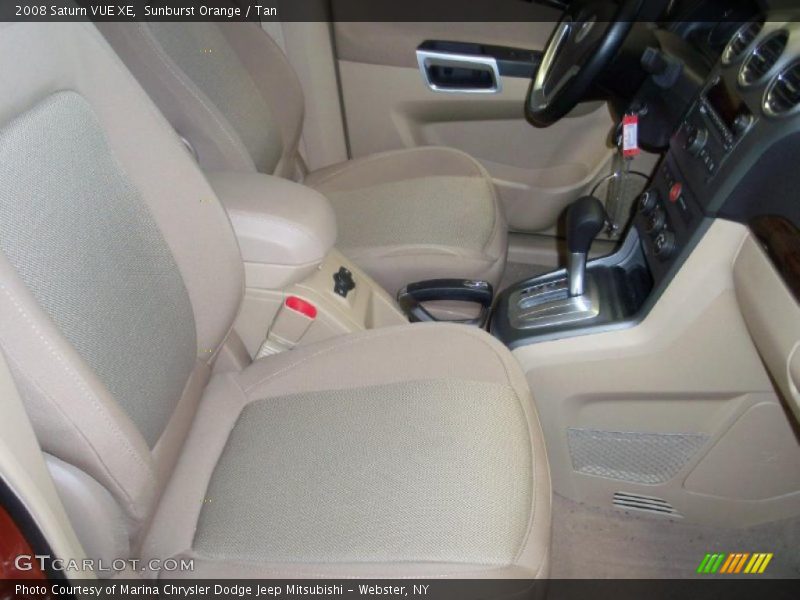 Sunburst Orange / Tan 2008 Saturn VUE XE