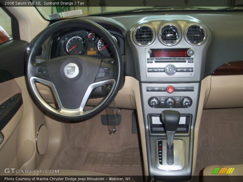 Sunburst Orange / Tan 2008 Saturn VUE XE