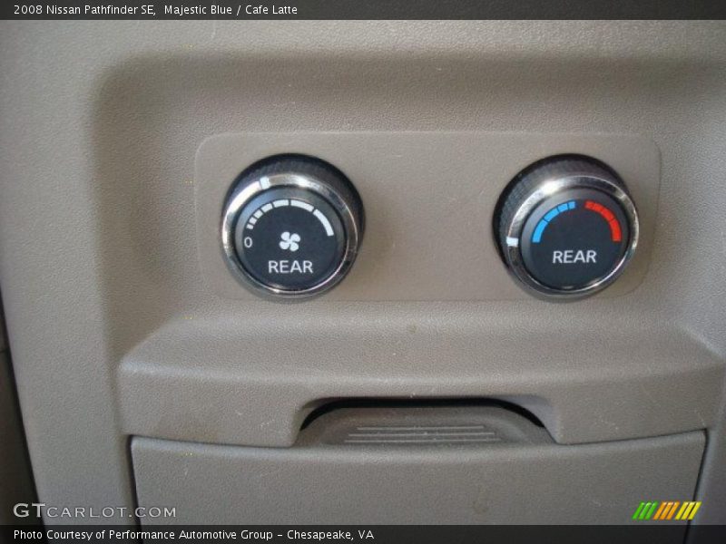 Majestic Blue / Cafe Latte 2008 Nissan Pathfinder SE