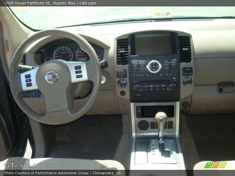 Majestic Blue / Cafe Latte 2008 Nissan Pathfinder SE