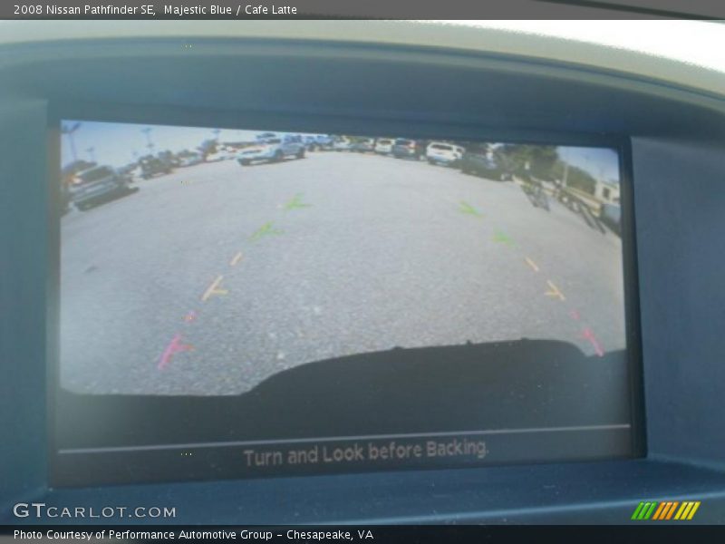 Majestic Blue / Cafe Latte 2008 Nissan Pathfinder SE