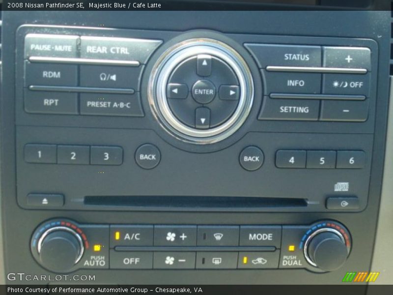 Majestic Blue / Cafe Latte 2008 Nissan Pathfinder SE