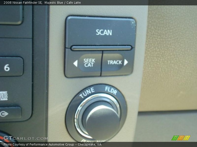 Majestic Blue / Cafe Latte 2008 Nissan Pathfinder SE