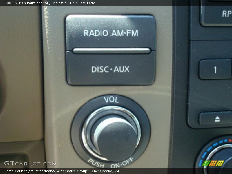 Majestic Blue / Cafe Latte 2008 Nissan Pathfinder SE