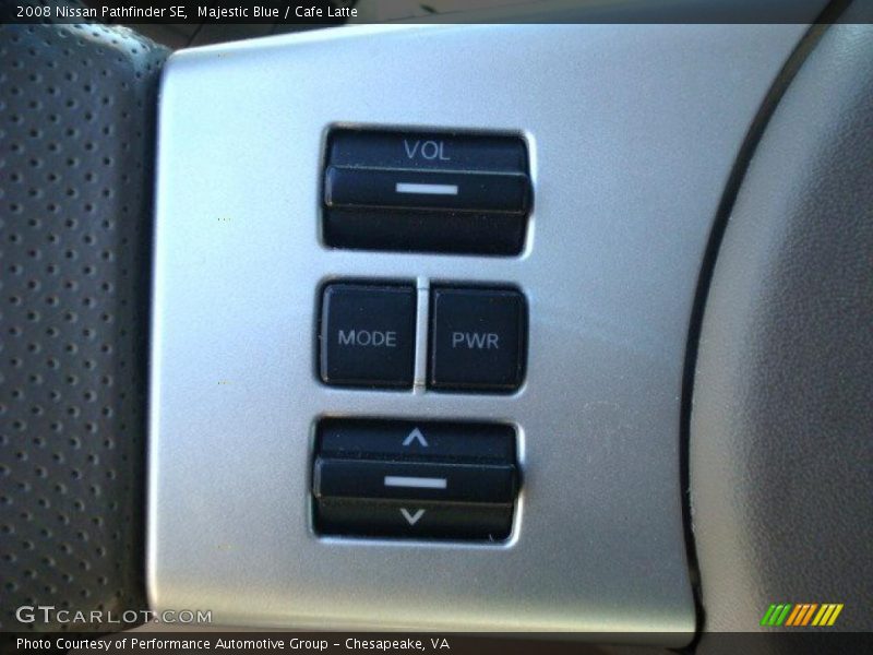 Majestic Blue / Cafe Latte 2008 Nissan Pathfinder SE