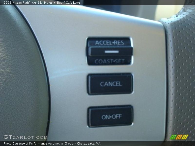 Majestic Blue / Cafe Latte 2008 Nissan Pathfinder SE