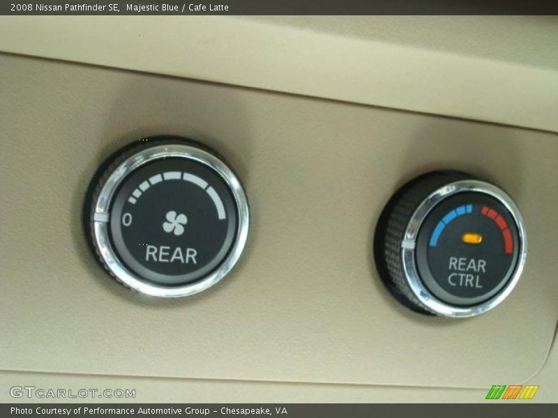Majestic Blue / Cafe Latte 2008 Nissan Pathfinder SE