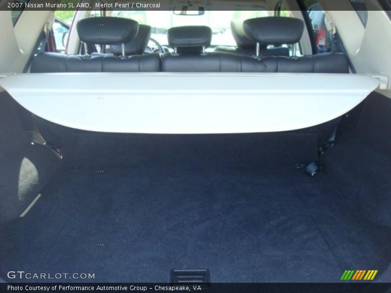 Merlot Pearl / Charcoal 2007 Nissan Murano SL AWD