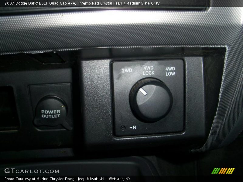 Inferno Red Crystal Pearl / Medium Slate Gray 2007 Dodge Dakota SLT Quad Cab 4x4