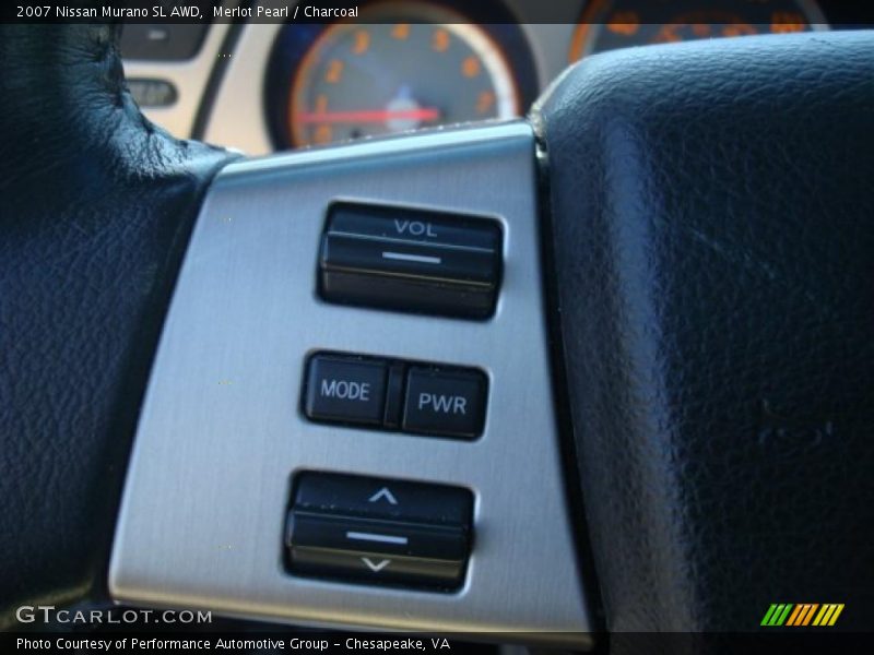 Merlot Pearl / Charcoal 2007 Nissan Murano SL AWD