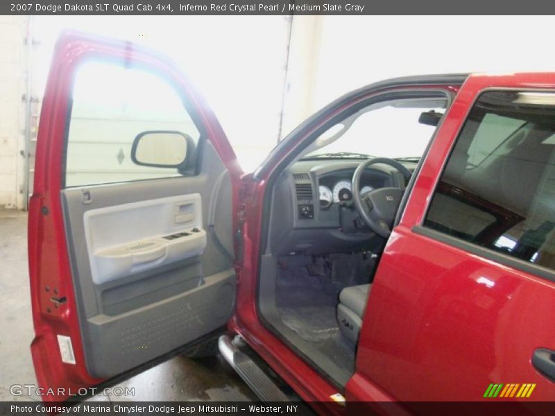 Inferno Red Crystal Pearl / Medium Slate Gray 2007 Dodge Dakota SLT Quad Cab 4x4