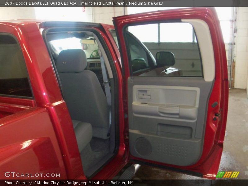 Inferno Red Crystal Pearl / Medium Slate Gray 2007 Dodge Dakota SLT Quad Cab 4x4