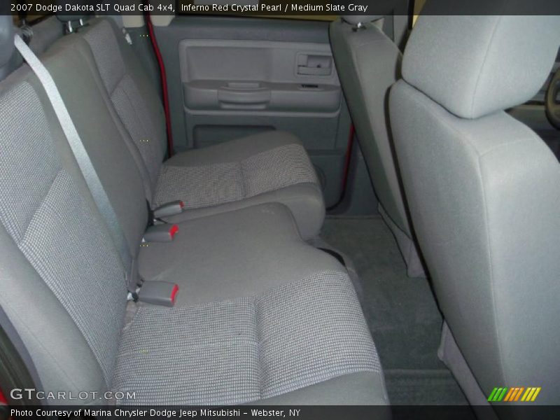 Inferno Red Crystal Pearl / Medium Slate Gray 2007 Dodge Dakota SLT Quad Cab 4x4