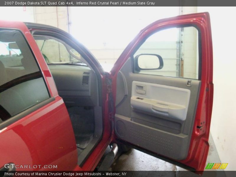 Inferno Red Crystal Pearl / Medium Slate Gray 2007 Dodge Dakota SLT Quad Cab 4x4
