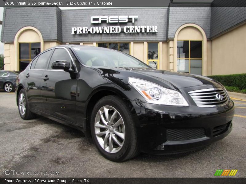 Black Obsidian / Graphite 2008 Infiniti G 35 Journey Sedan