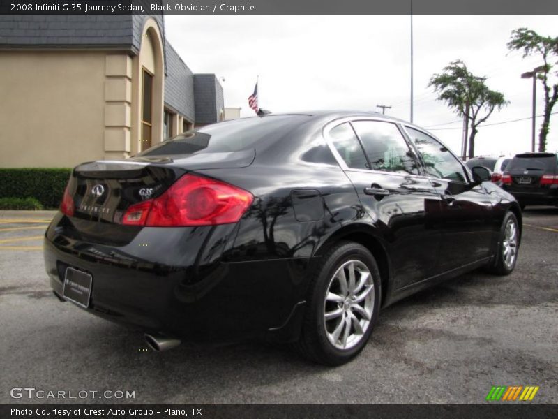 Black Obsidian / Graphite 2008 Infiniti G 35 Journey Sedan