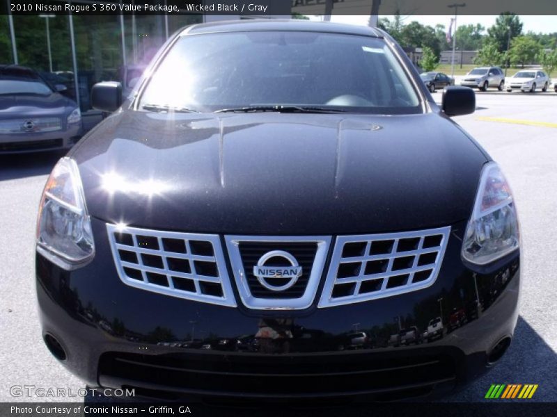 Wicked Black / Gray 2010 Nissan Rogue S 360 Value Package