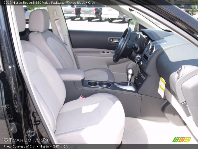 Wicked Black / Gray 2010 Nissan Rogue S 360 Value Package