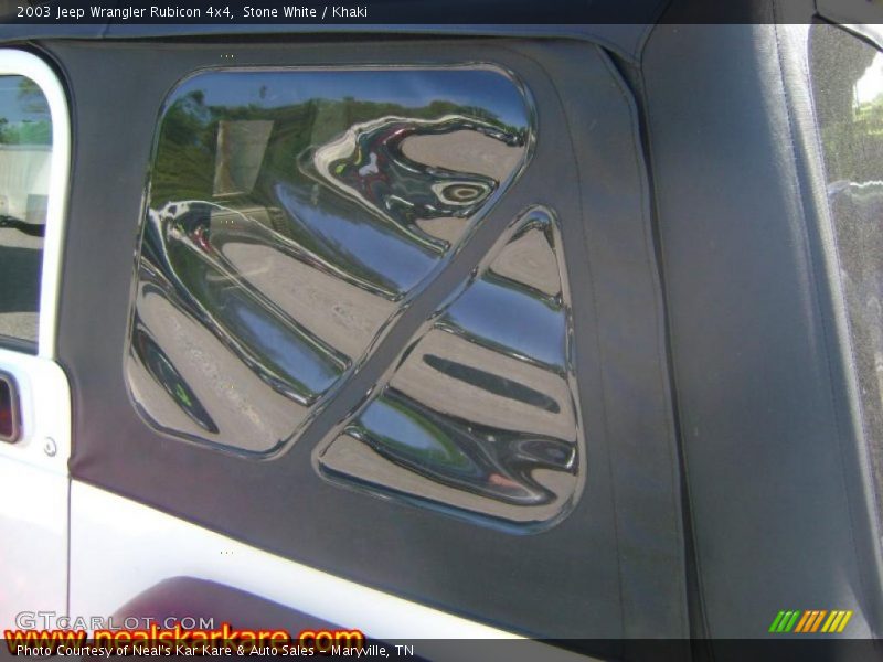 Stone White / Khaki 2003 Jeep Wrangler Rubicon 4x4