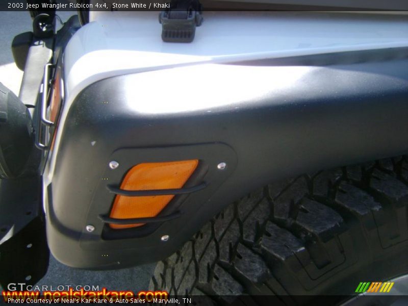 Stone White / Khaki 2003 Jeep Wrangler Rubicon 4x4