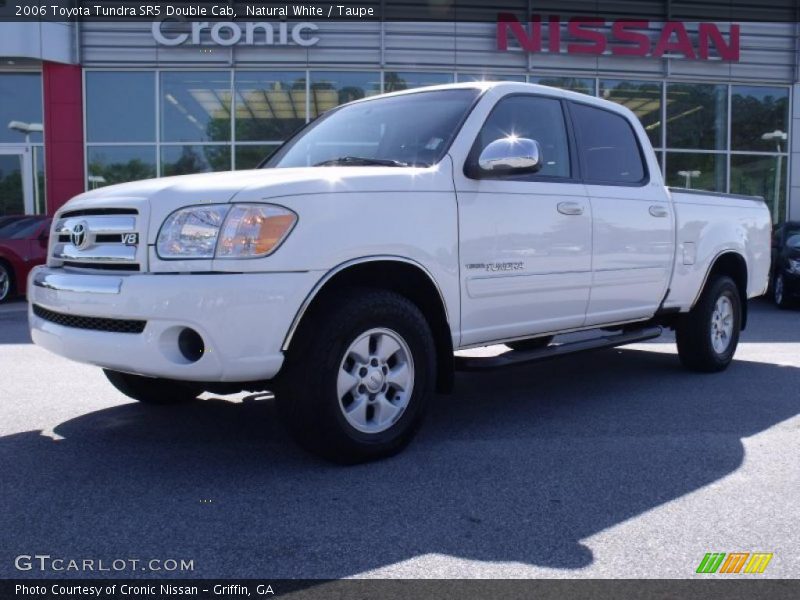 Natural White / Taupe 2006 Toyota Tundra SR5 Double Cab
