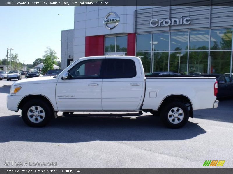 Natural White / Taupe 2006 Toyota Tundra SR5 Double Cab
