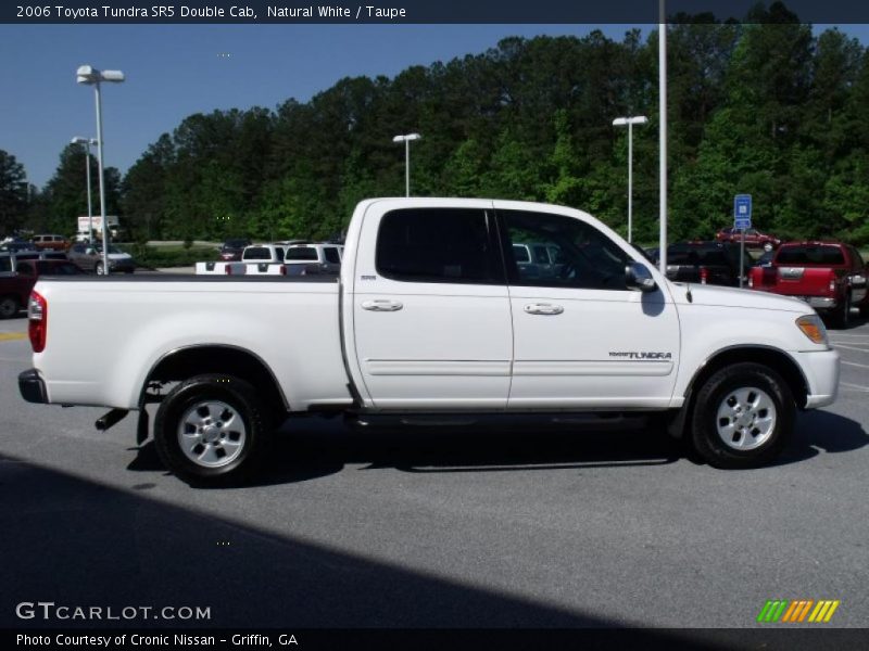 Natural White / Taupe 2006 Toyota Tundra SR5 Double Cab