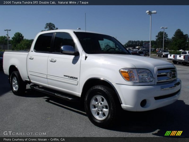 Natural White / Taupe 2006 Toyota Tundra SR5 Double Cab