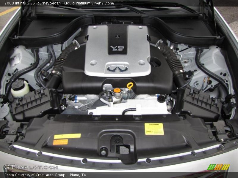 Liquid Platinum Silver / Stone 2008 Infiniti G 35 Journey Sedan