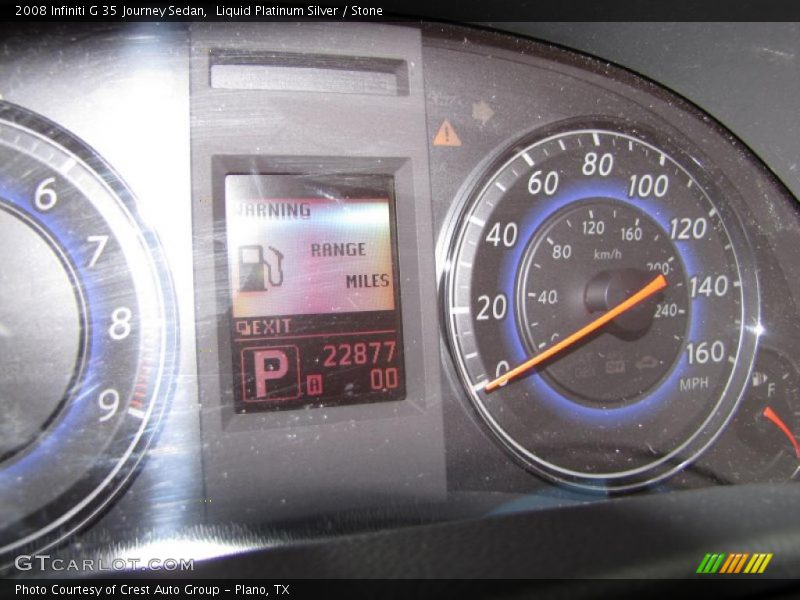 Liquid Platinum Silver / Stone 2008 Infiniti G 35 Journey Sedan