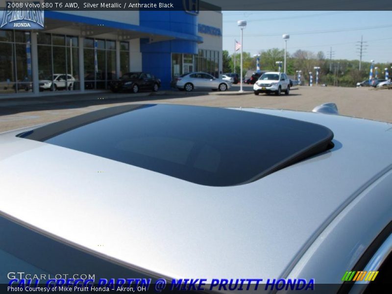 Silver Metallic / Anthracite Black 2008 Volvo S80 T6 AWD