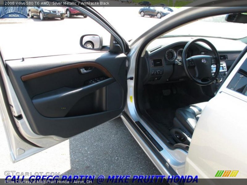 Silver Metallic / Anthracite Black 2008 Volvo S80 T6 AWD